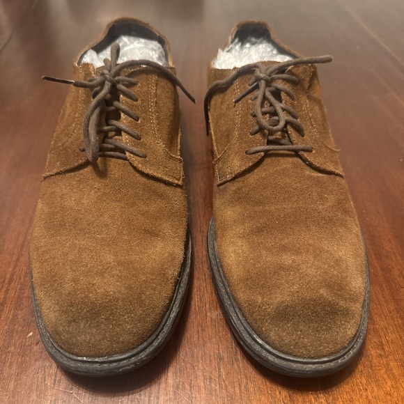 ZARA Man Brown Suede Derby Shoes EU 43 US 10 Made in Portugal Dress Casual‎ main image 6
